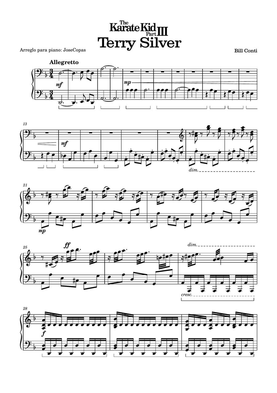 Terry Silver Piano Solo scores gallery preview page 1