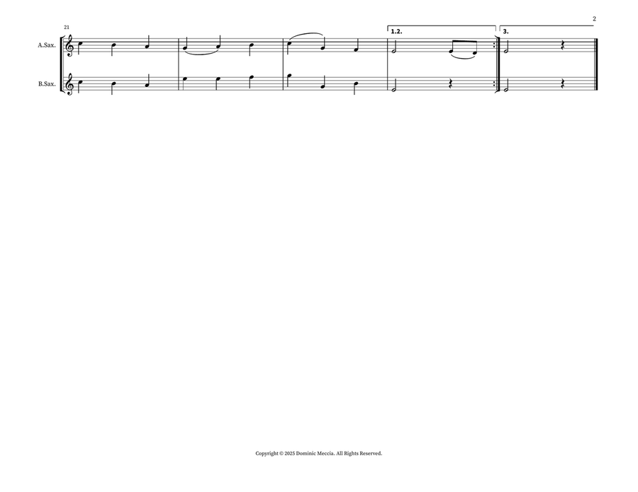 The First Noel The First Noel Woodwind Duet scores gallery preview page 2