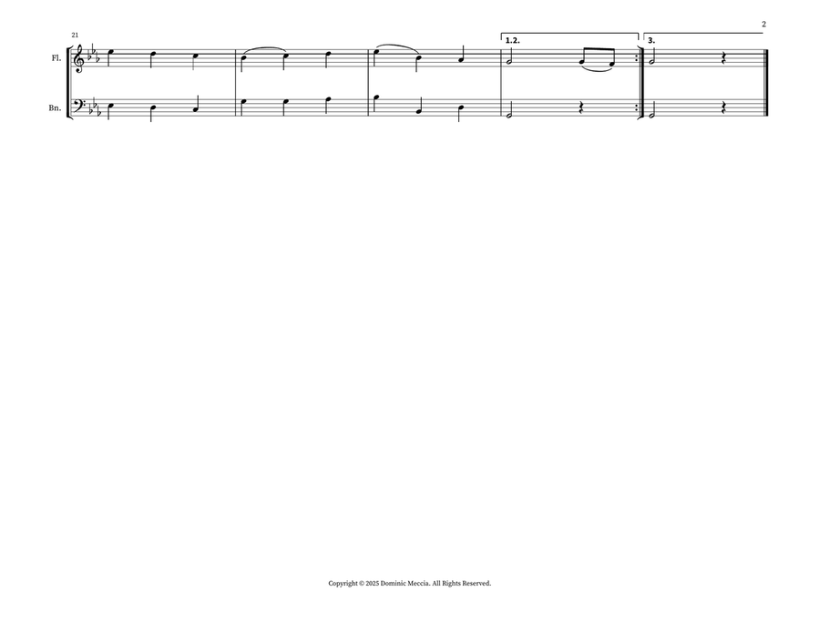 The First Noel The First Noel Woodwind Duet scores gallery preview page 2