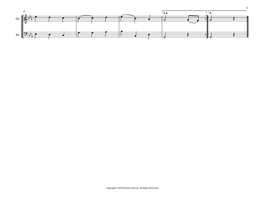 The First Noel The First Noel Woodwind Duet scores gallery preview page 2