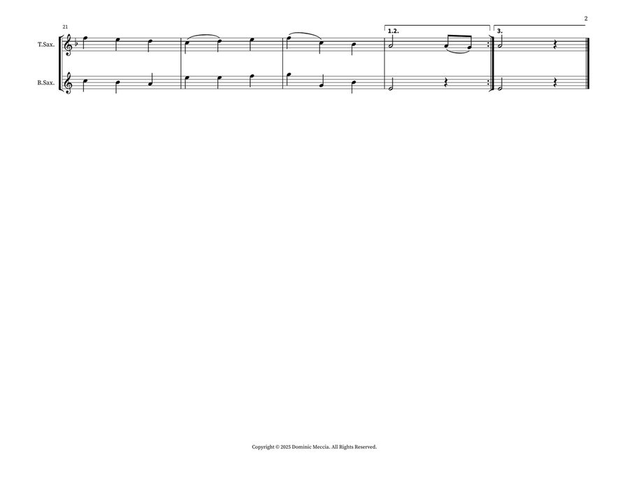 The First Noel The First Noel Woodwind Duet scores gallery preview page 2