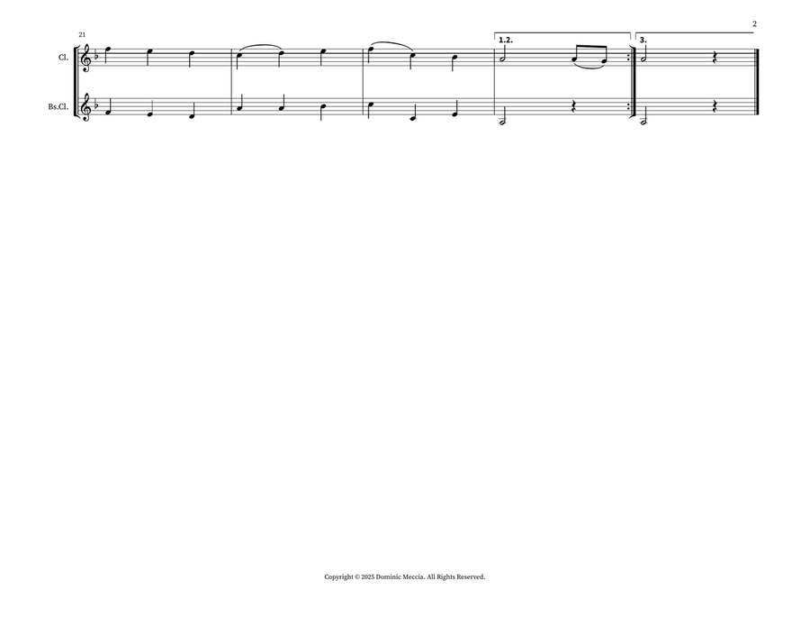 The First Noel The First Noel Woodwind Duet scores gallery preview page 2