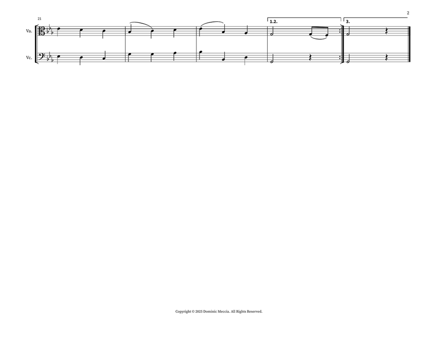 The First Noel The First Noel String Duet scores gallery preview page 2