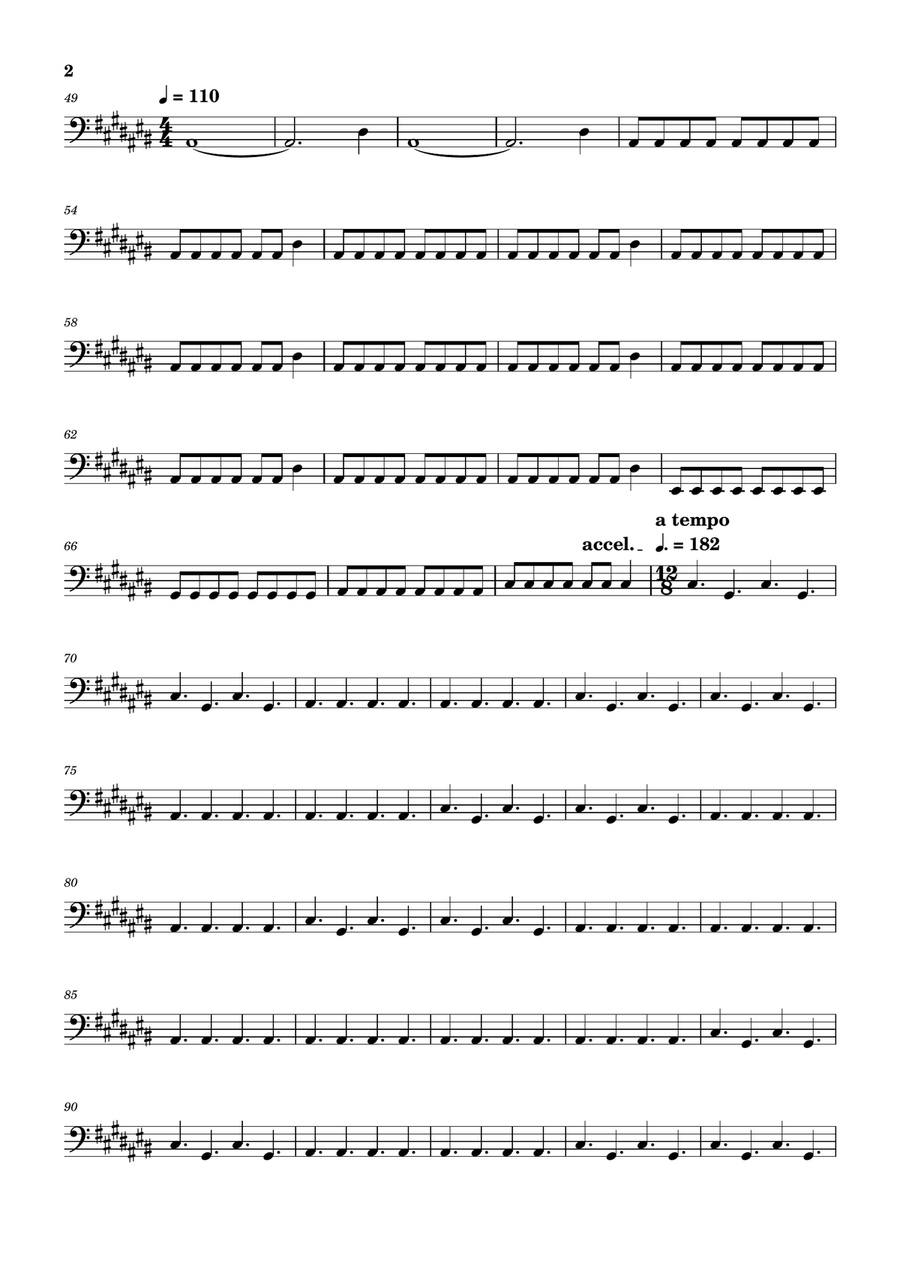 Black Math Black Math Double Bass scores gallery preview page 2