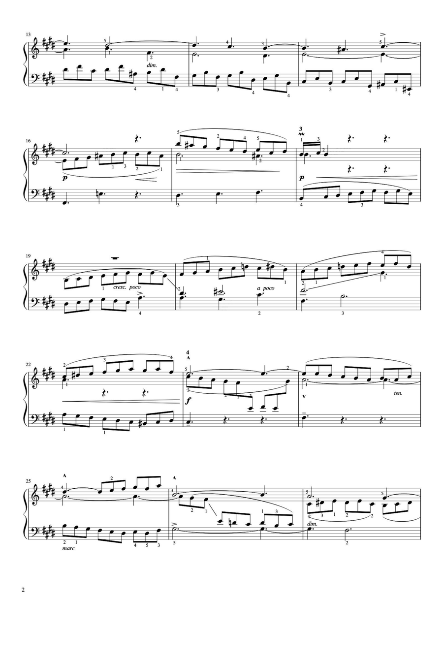 Sinfonia No.6 - Johann Sebastian Bach Piano Solo scores gallery preview page 2