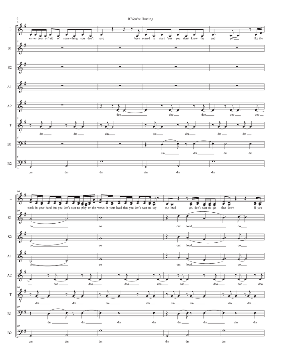 If You're Hurting If You're Hurting Divisi scores gallery preview page 2