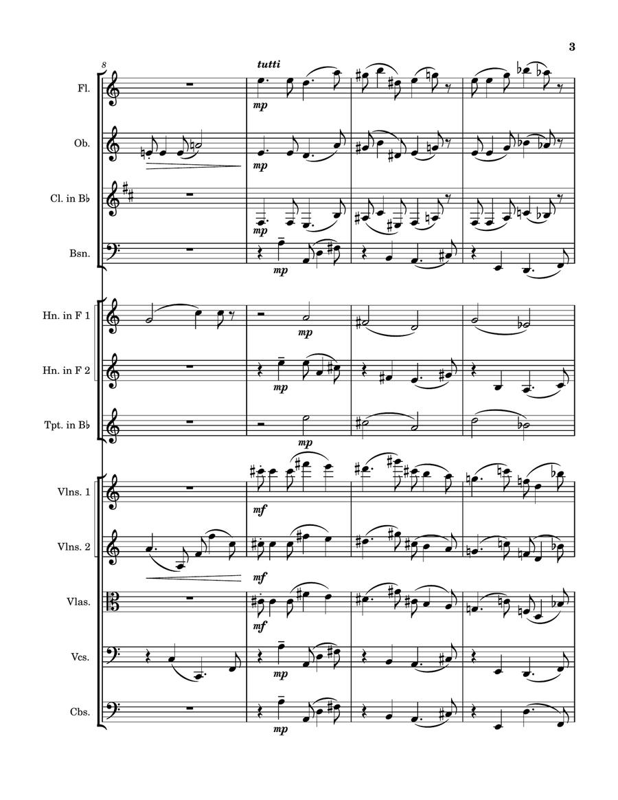 Sinfonia #65 Sinfonia #65 Chamber Orchestra scores gallery preview page 3