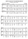 How Far Is It To Bethlehem? A Cappella SAT