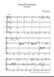 Going The Distance for cello quartet