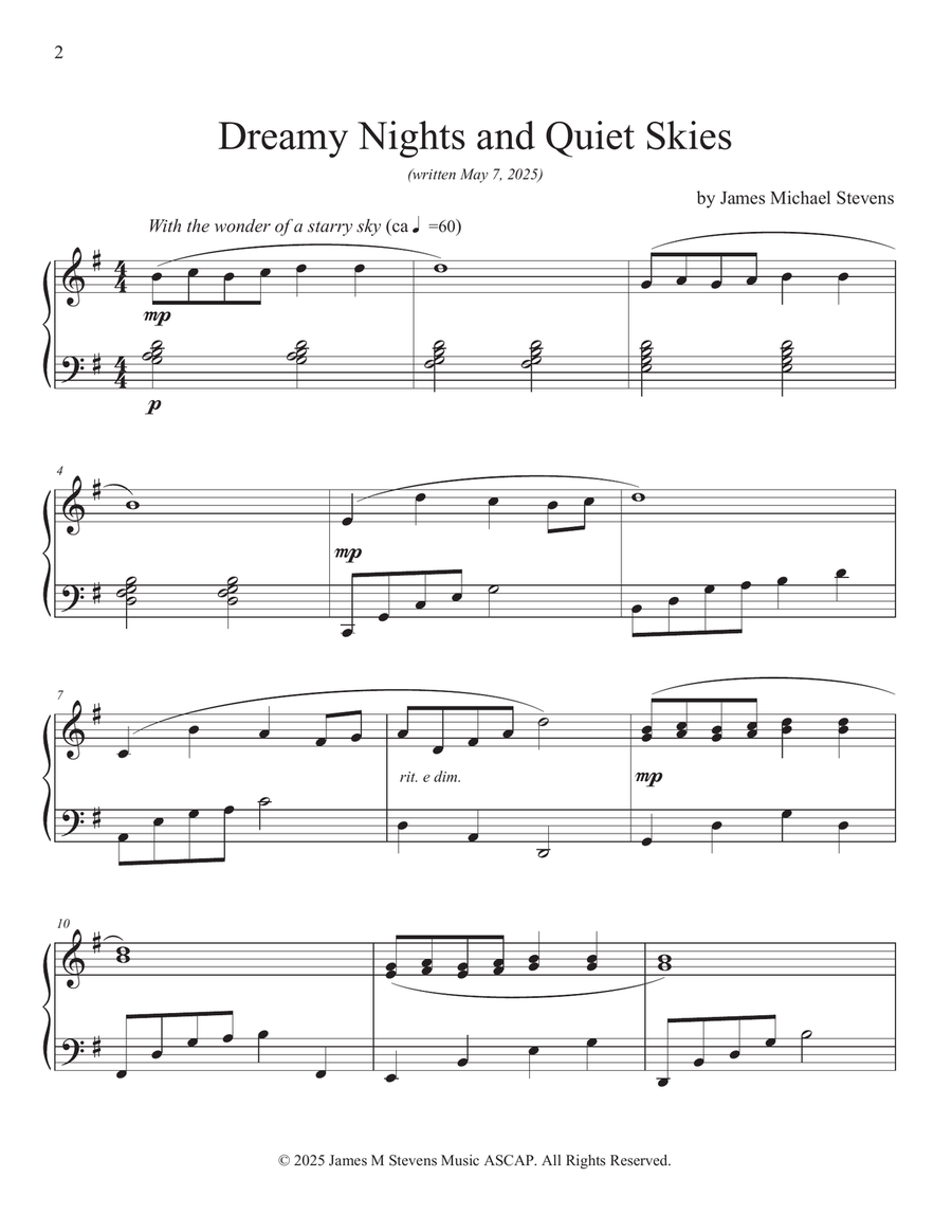 Piano Dreams Piano Book Piano Solo scores gallery preview page 2
