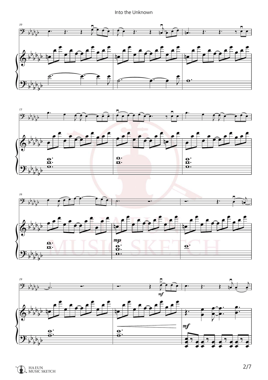 Into The Unknown Chamber Music scores gallery preview page 2