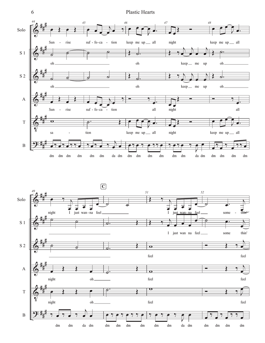 Plastic Hearts Plastic Hearts Divisi scores gallery preview page 6