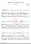 Nocturne No. 20 in C Sharp minor, Op. Posth