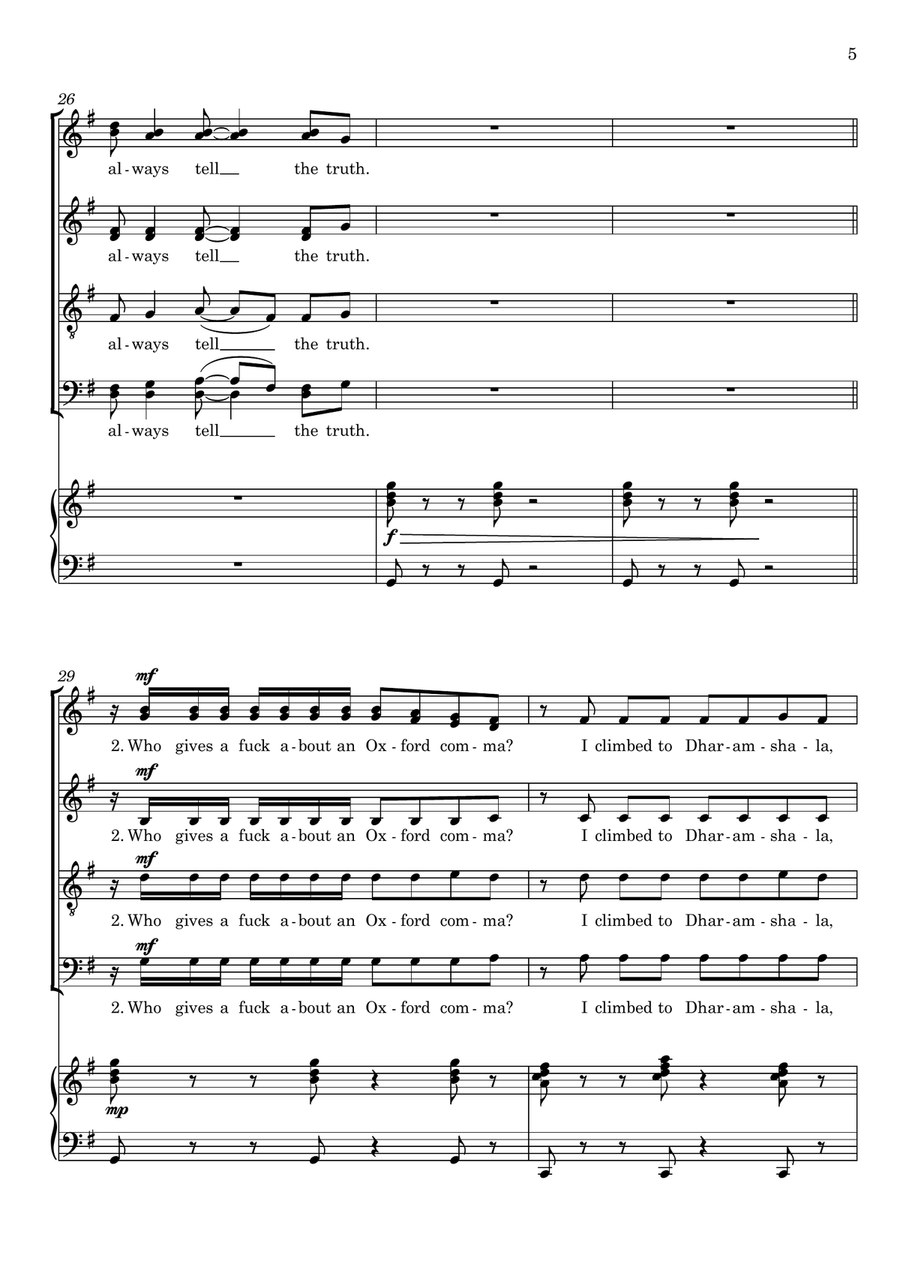 Oxford Comma Oxford Comma 4-Part scores gallery preview page 5