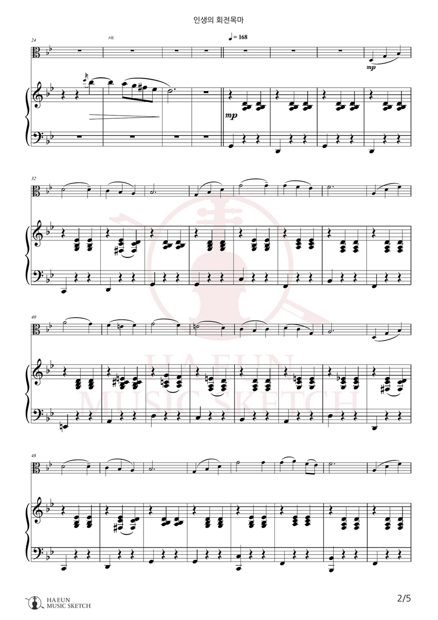 Merry-Go-Round Of Life Chamber Music scores gallery preview page 2