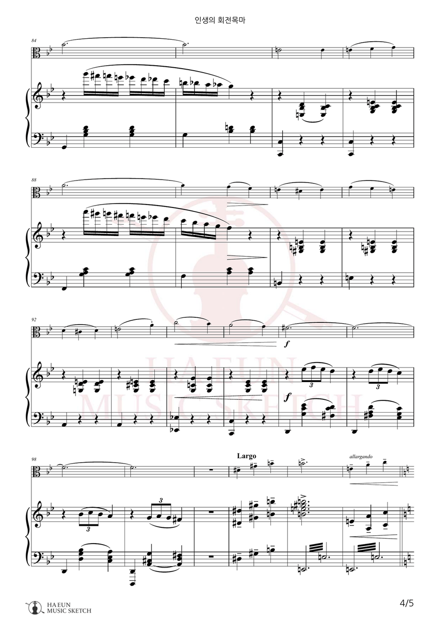 Merry-Go-Round Of Life Chamber Music scores gallery preview page 4