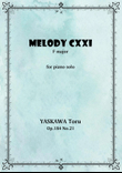 Melody No.121, F major, Op.184 No.21