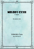 Melody No.122, E minor, Op.184 No.22