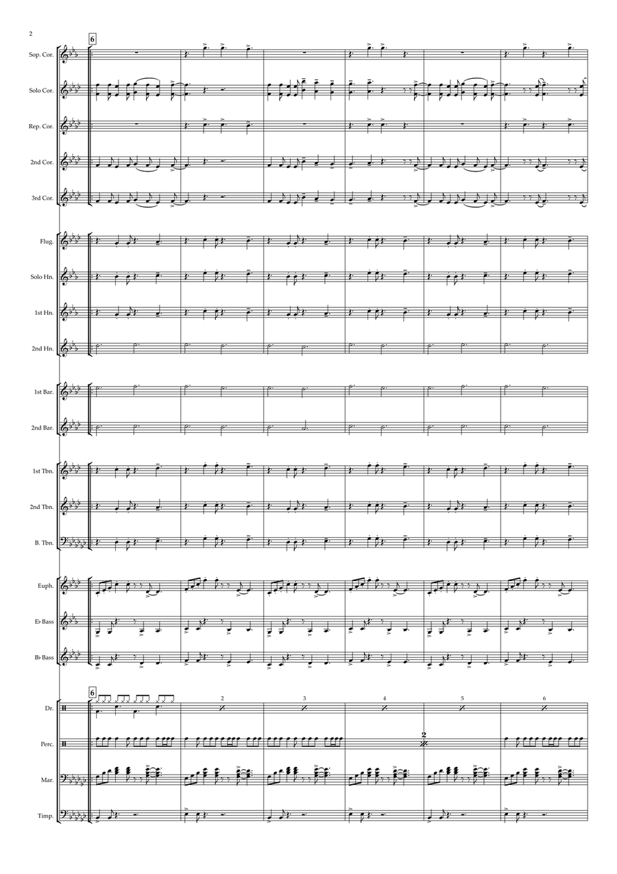 Azizam Brass Band scores gallery preview page 2