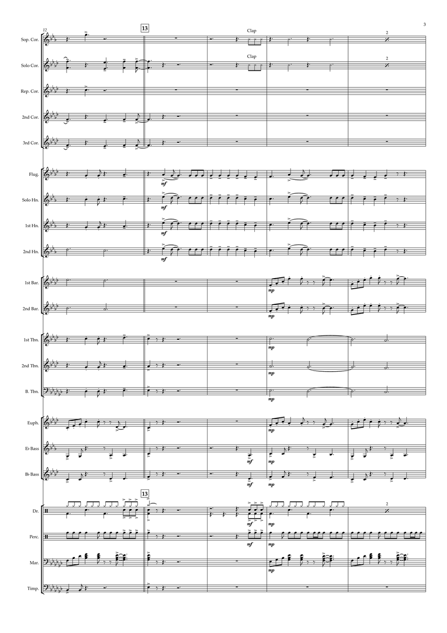 Azizam Brass Band scores gallery preview page 3