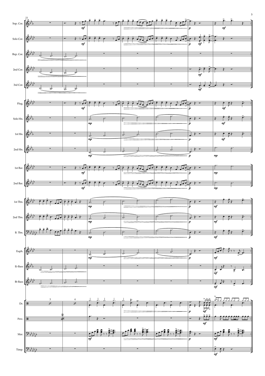 Azizam Brass Band scores gallery preview page 5