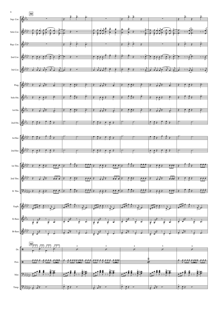 Azizam Brass Band scores gallery preview page 6