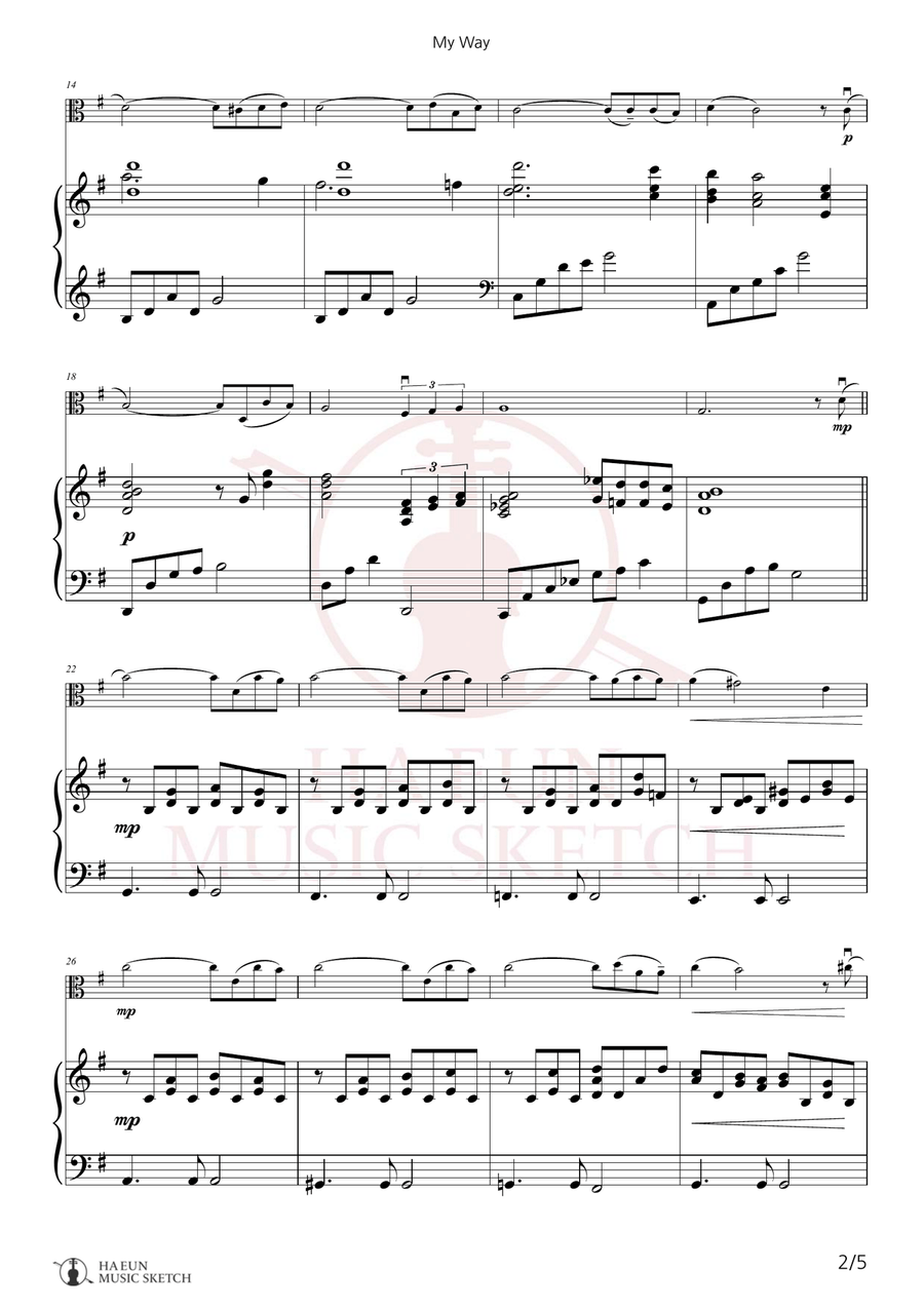 My Way Chamber Music scores gallery preview page 2