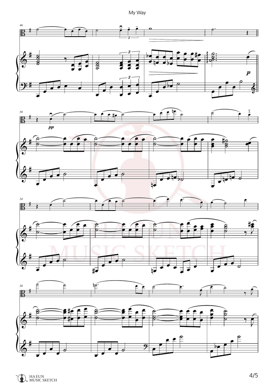 My Way Chamber Music scores gallery preview page 4