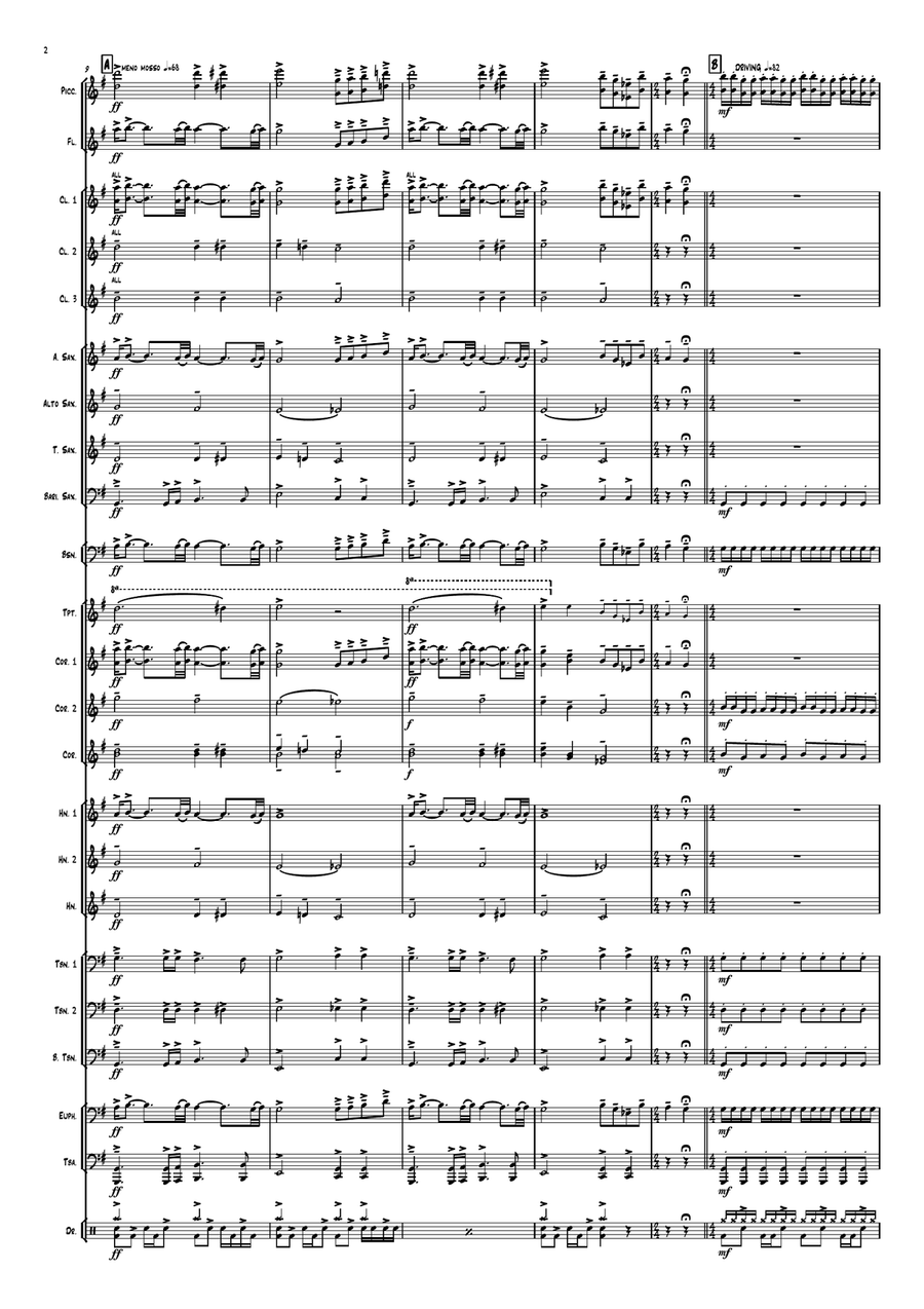 What The Hell Just Happened Marching Band scores gallery preview page 2