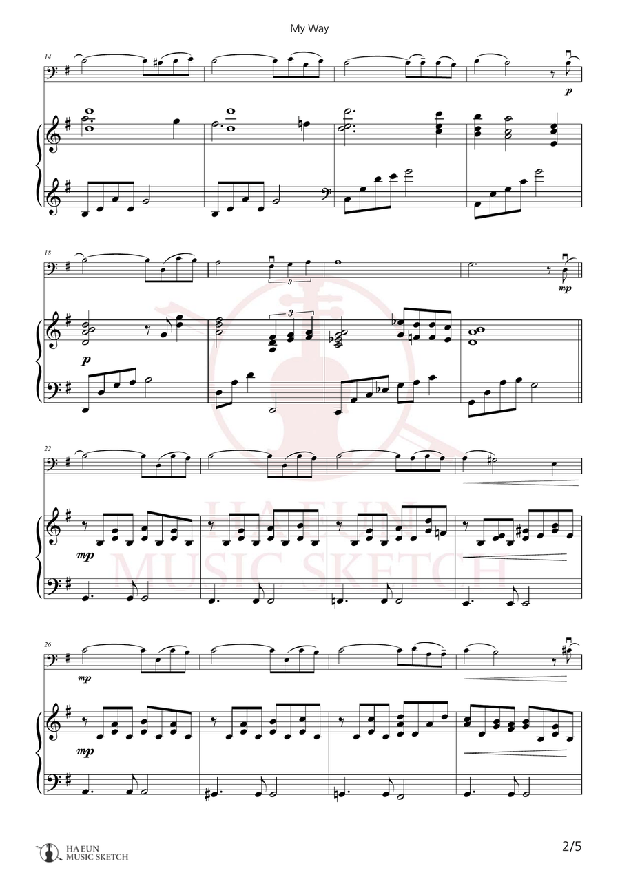 My Way Chamber Music scores gallery preview page 2