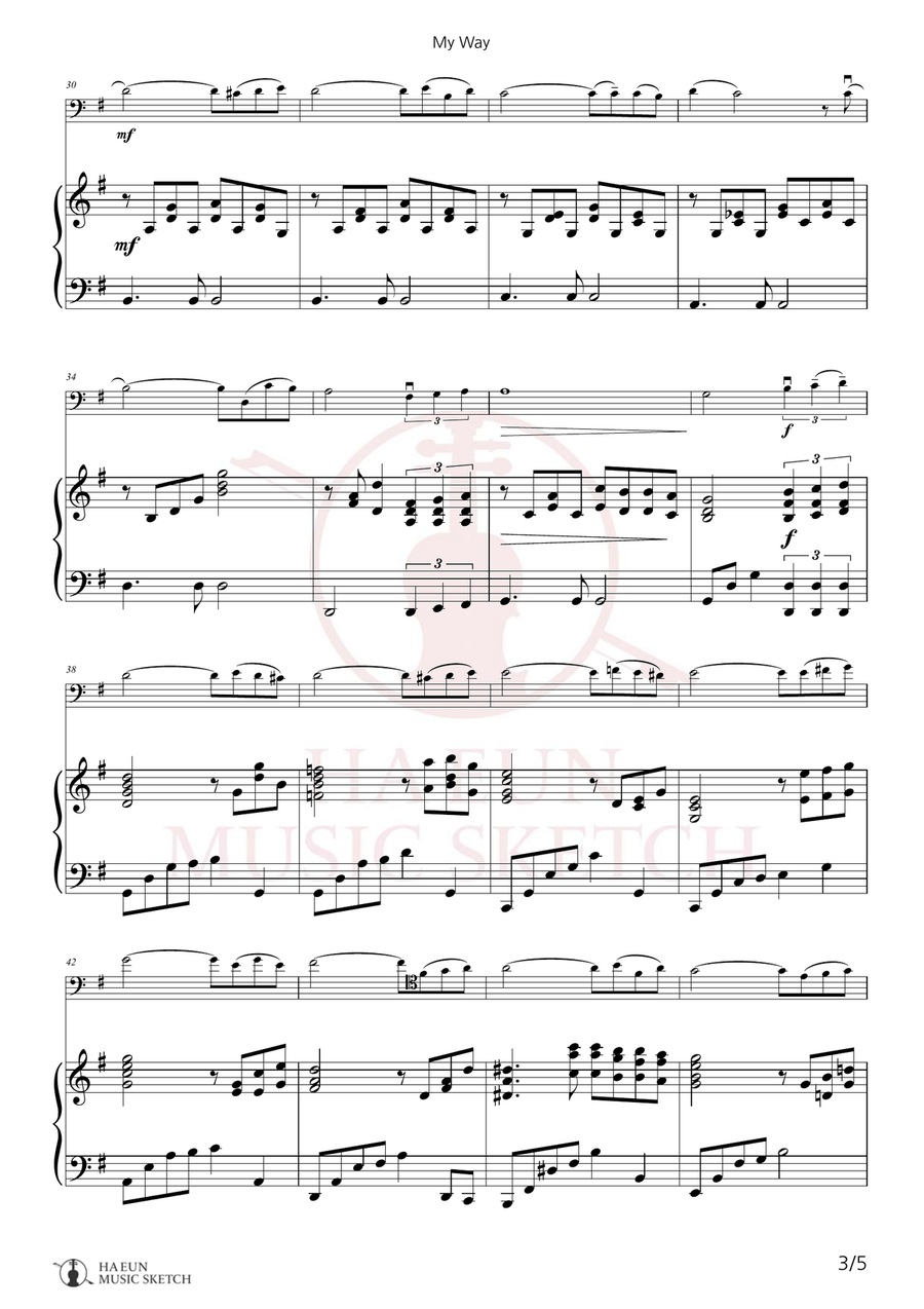 My Way Chamber Music scores gallery preview page 3