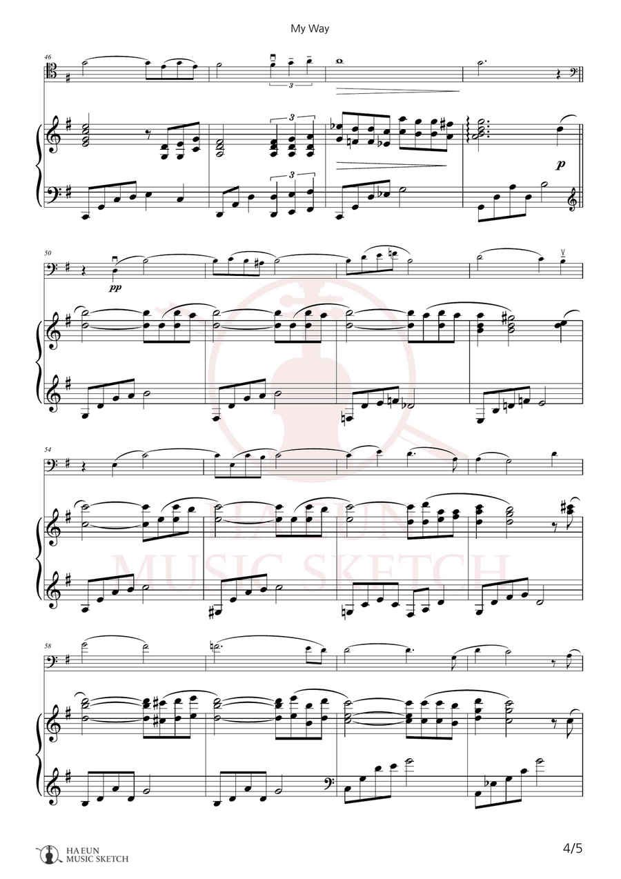 My Way Chamber Music scores gallery preview page 4