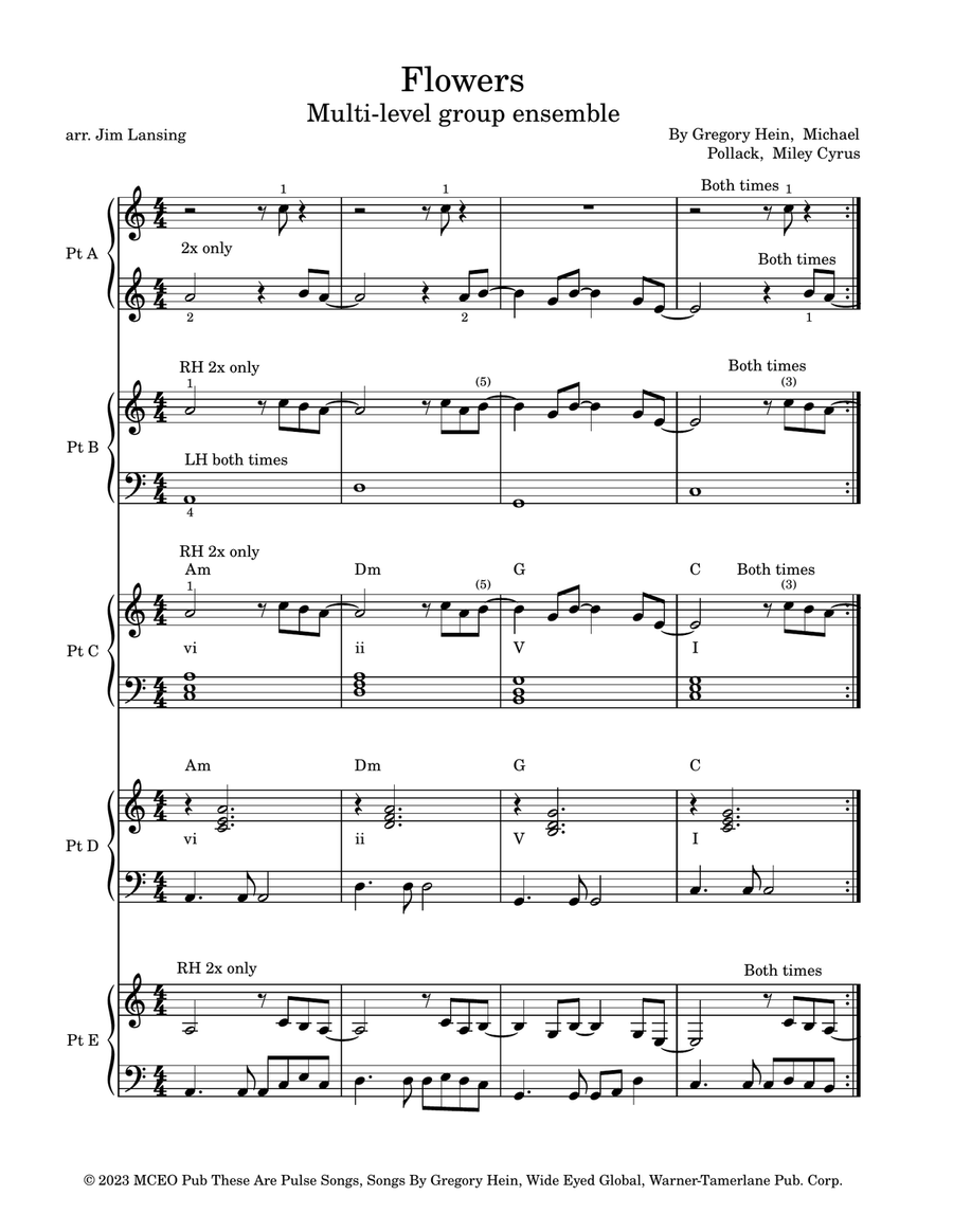 Flowers Small Ensemble scores gallery preview page 2
