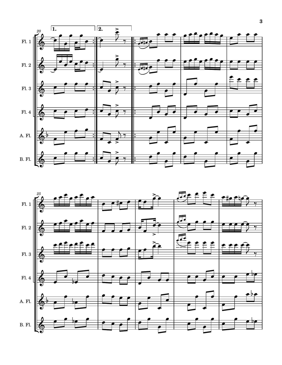 Honeymoon Rag Honeymoon Rag Woodwind Quintet scores gallery preview page 3