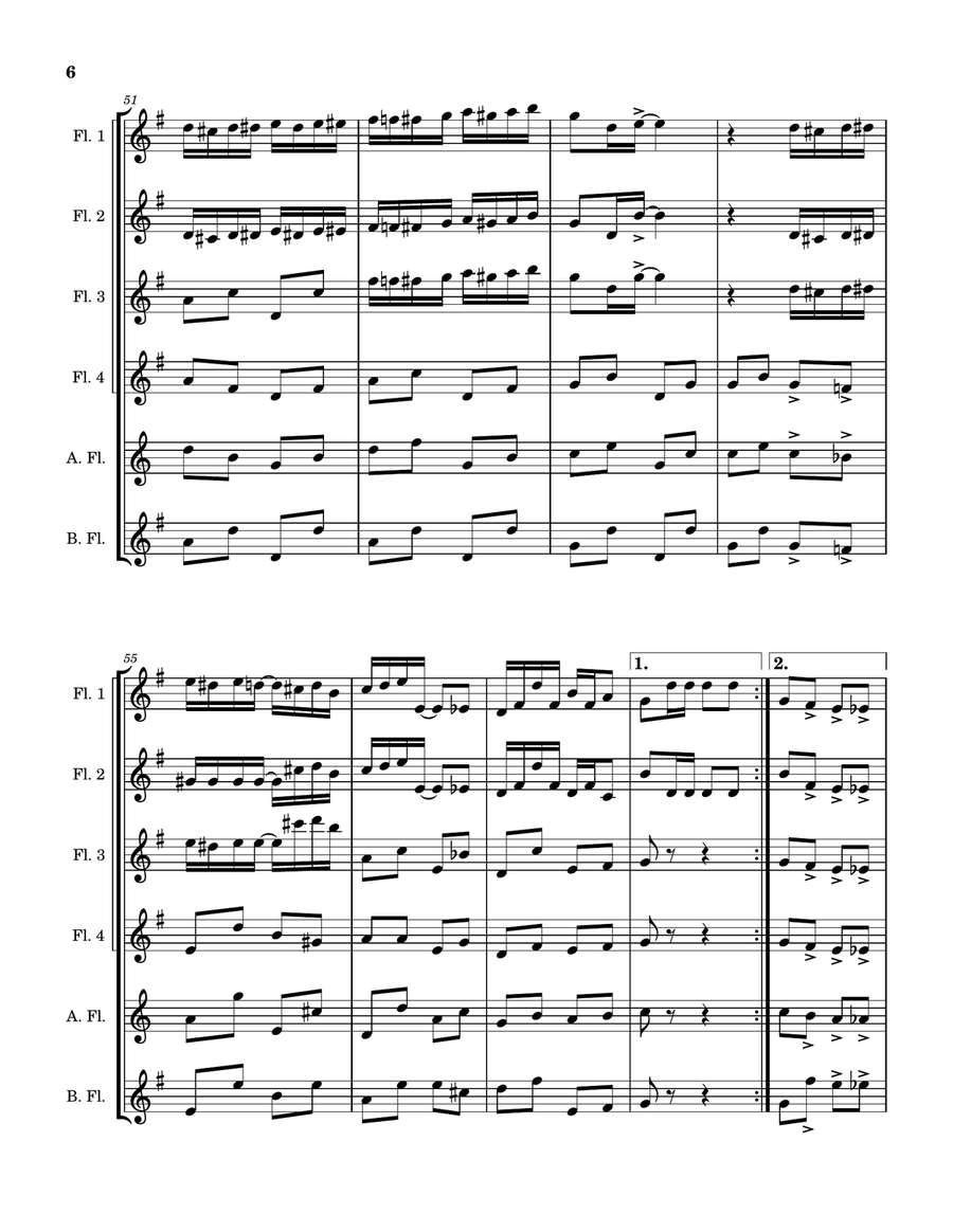 Honeymoon Rag Honeymoon Rag Woodwind Quintet scores gallery preview page 6