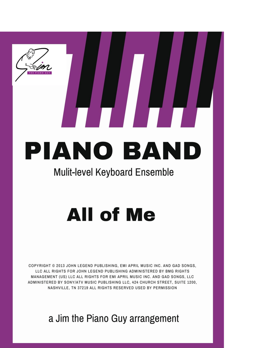 All Of Me Small Ensemble scores gallery preview page 1