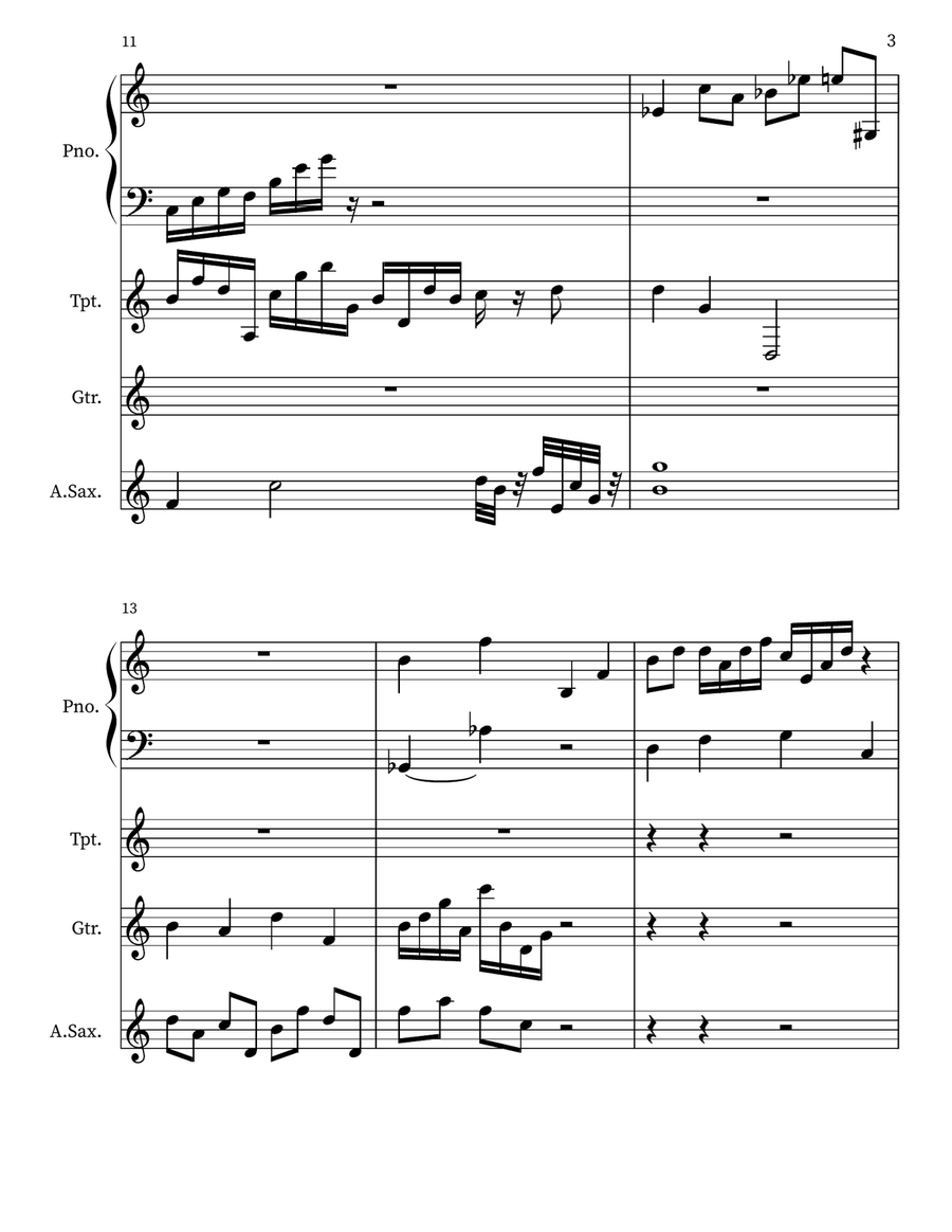 Sanata Sanata Concert Band scores gallery preview page 3