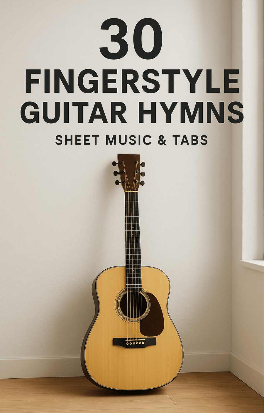 30 Easy Fingerstyle Guitar Hymns Acoustic Guitar scores gallery preview page 1