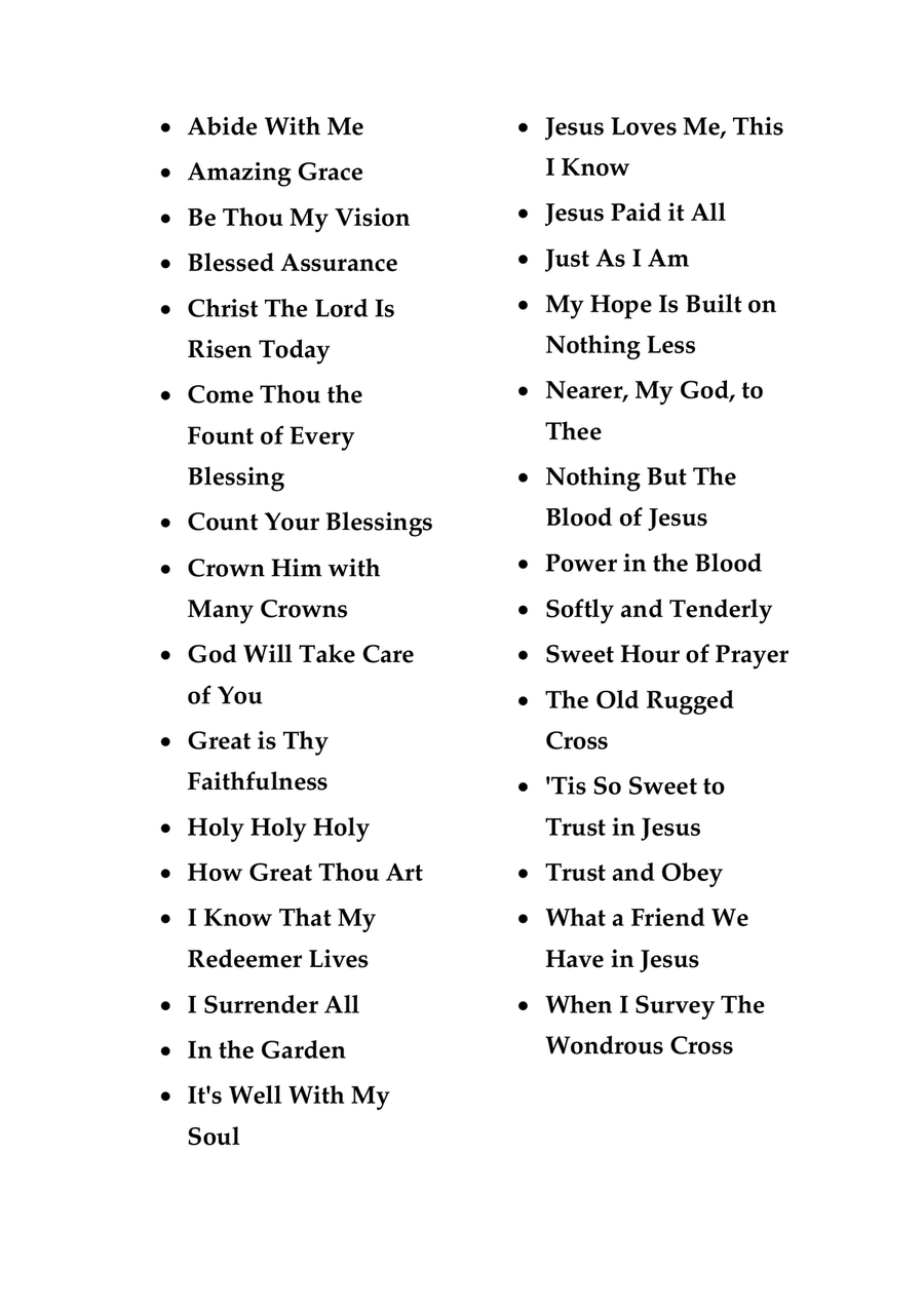 30 Easy Fingerstyle Guitar Hymns Acoustic Guitar scores gallery preview page 3
