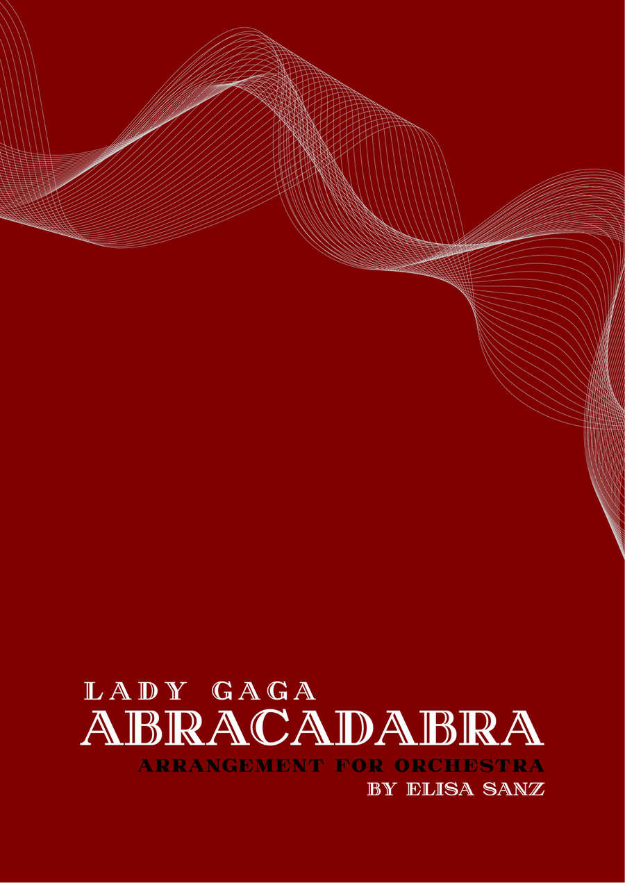Abracadabra - Score Only Full Orchestra scores gallery preview page 1
