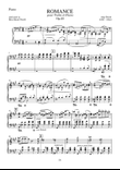 Romance for Violin and Piano, Op. 23 - Piano
