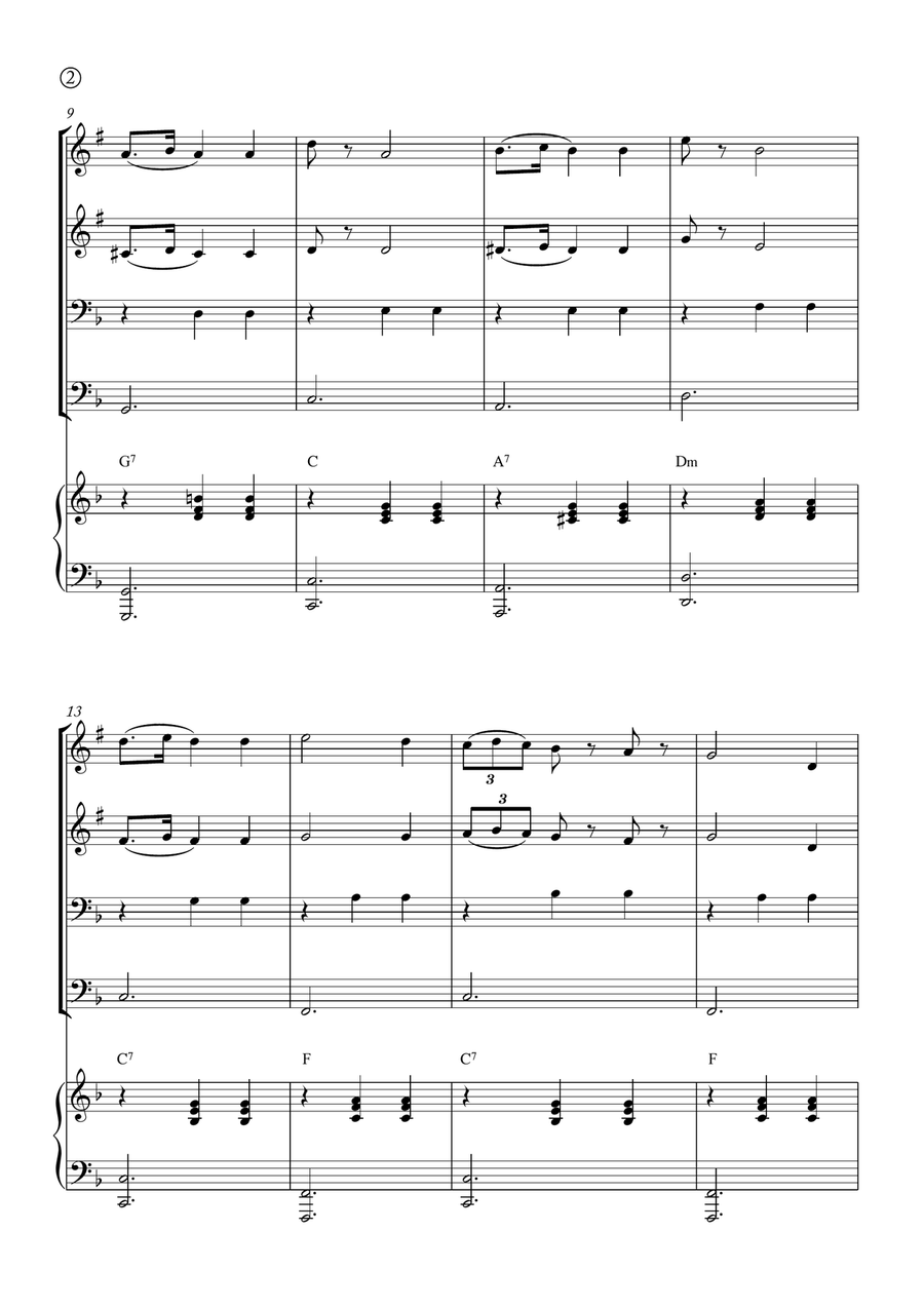 La Donna è Mobile La Donna è Mobile Brass Quartet scores gallery preview page 2