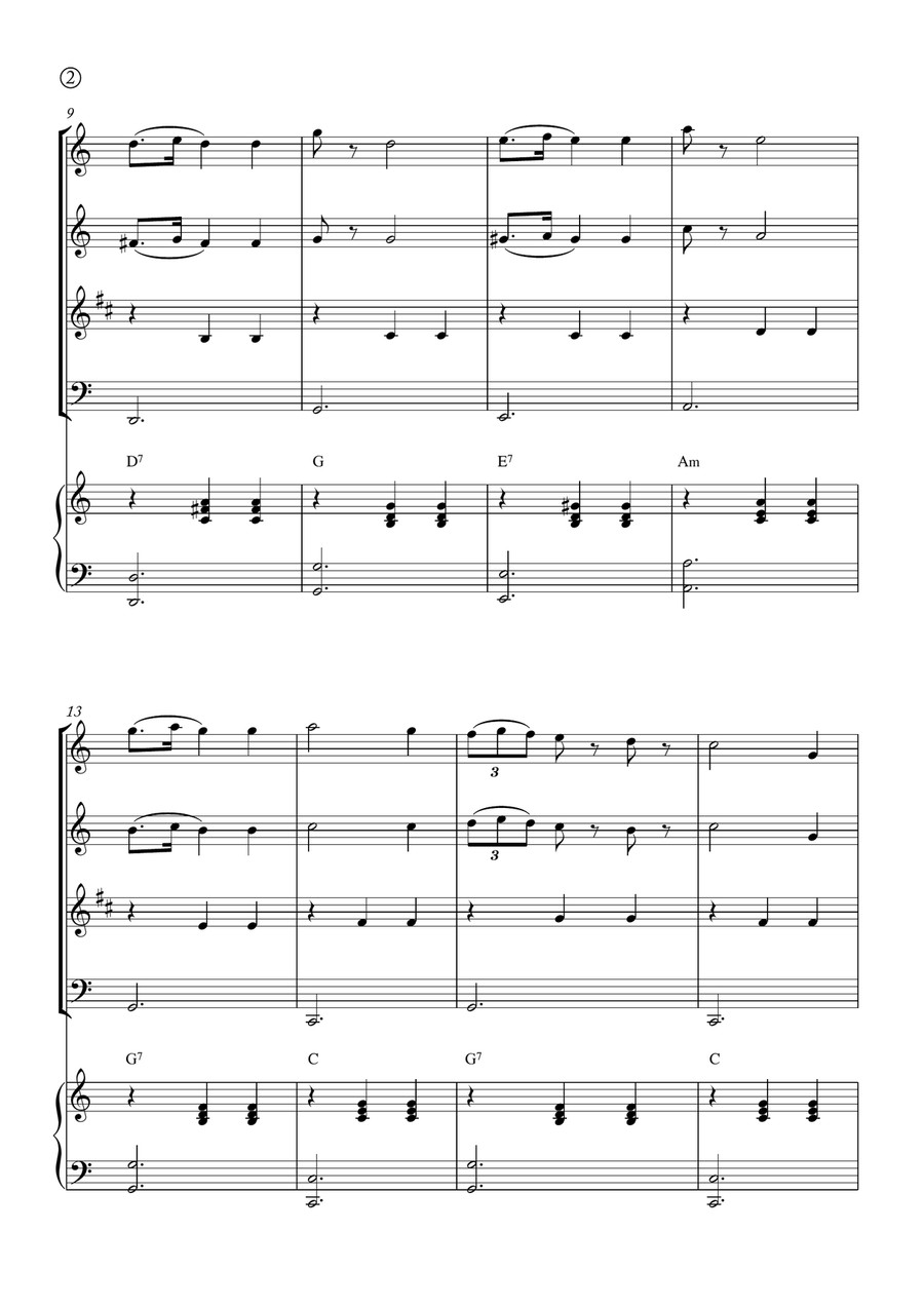 La Donna è Mobile La Donna è Mobile Woodwind Quartet scores gallery preview page 2