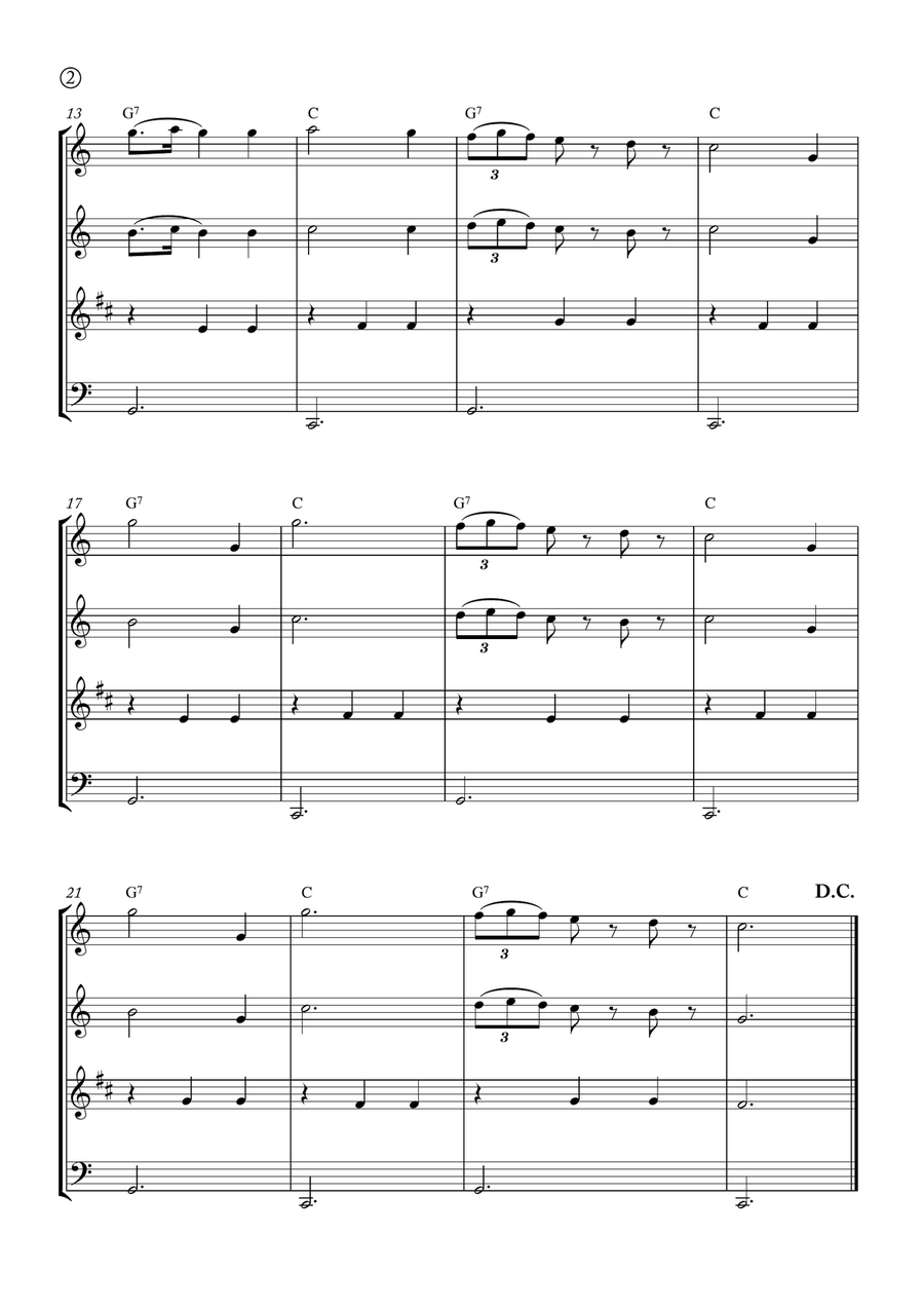 La Donna è Mobile La Donna è Mobile Woodwind Quartet scores gallery preview page 2