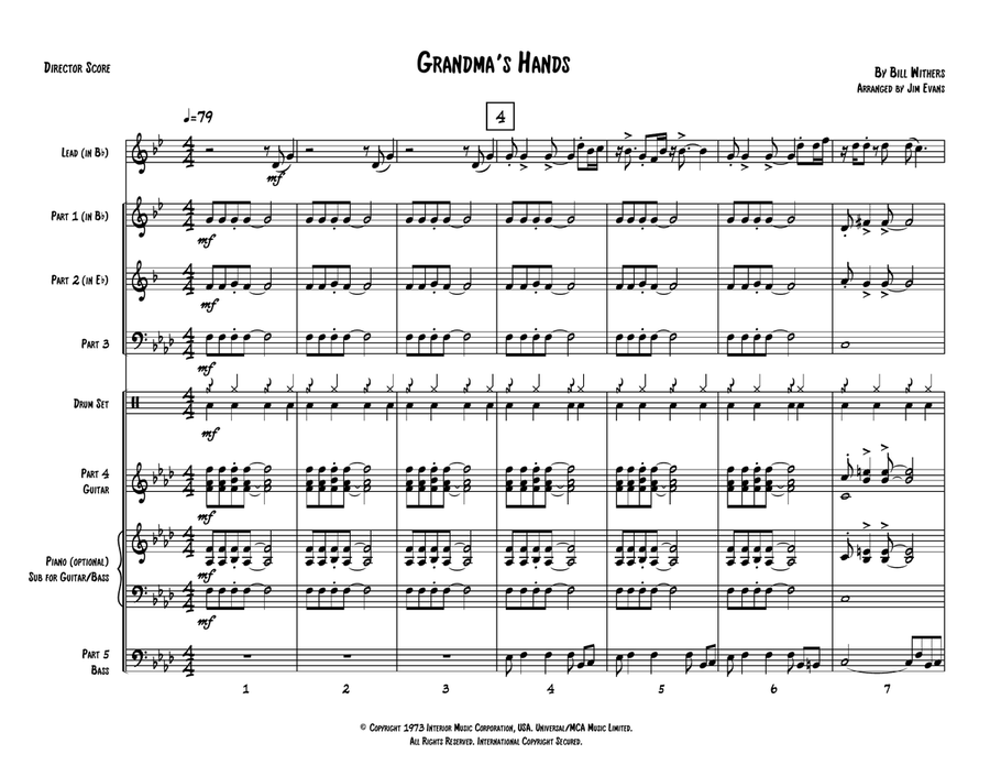 Grandma's Hands Grandma's Hands Small Ensemble scores gallery preview page 2