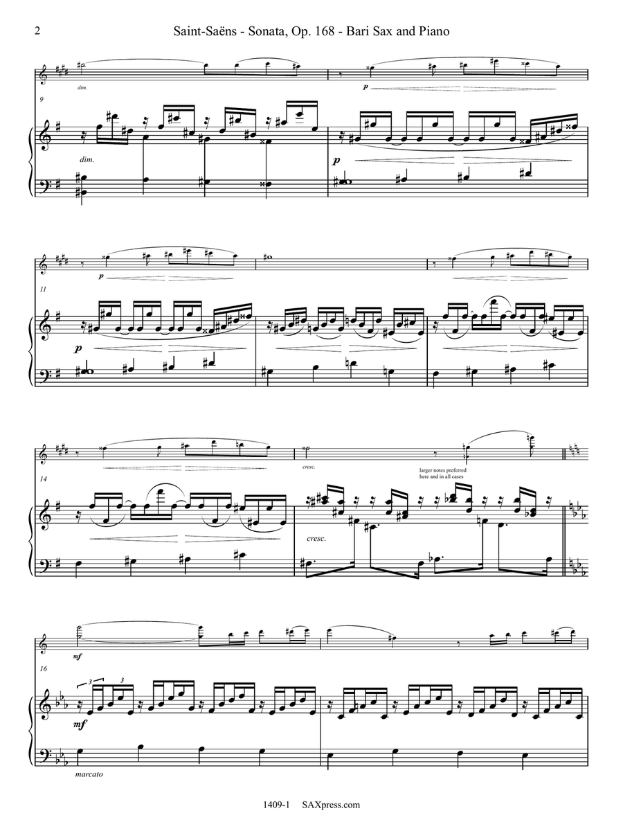 Sonata, Op. 168 Chamber Music scores gallery preview page 6