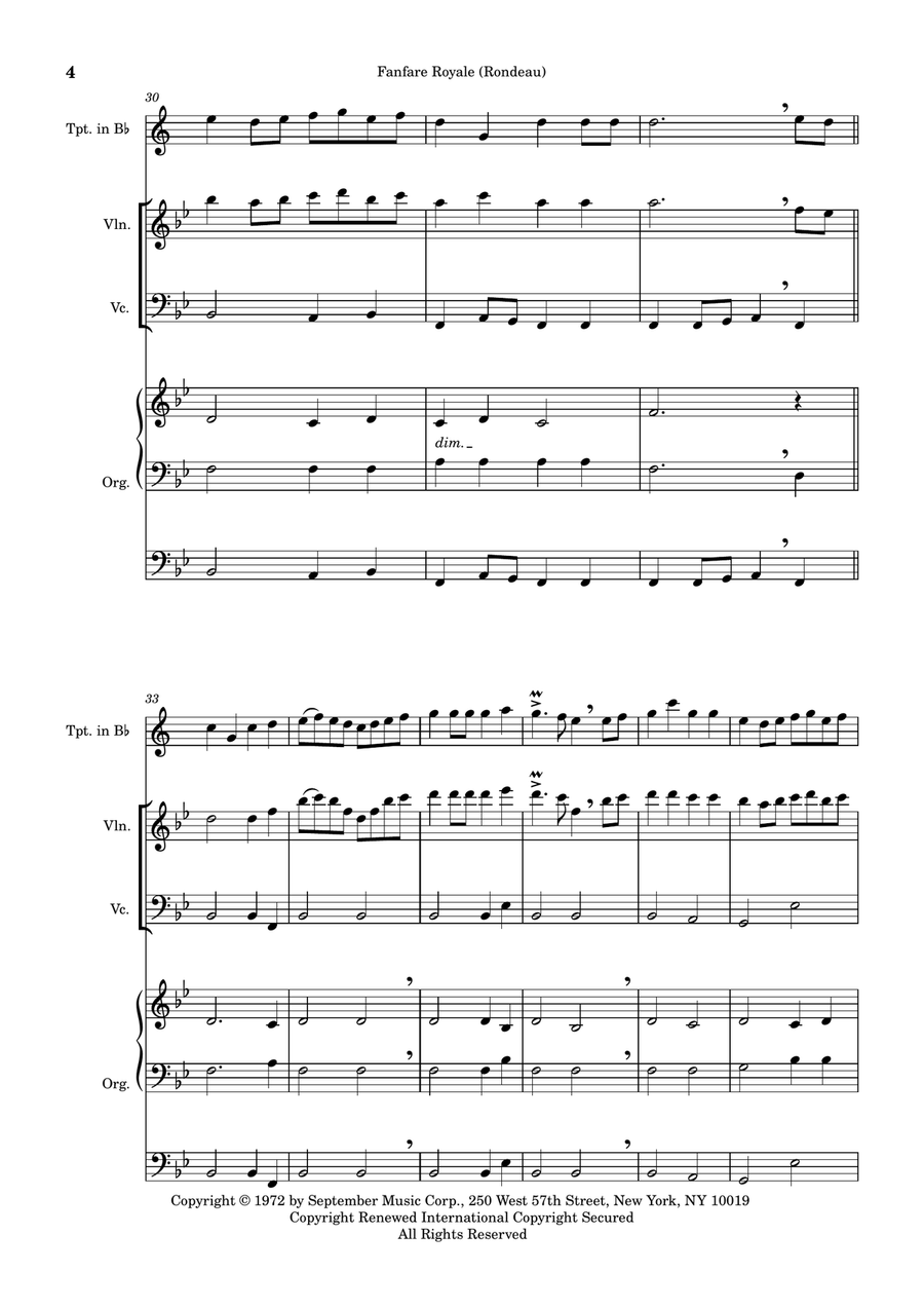 The Masterpiece Small Ensemble scores gallery preview page 4