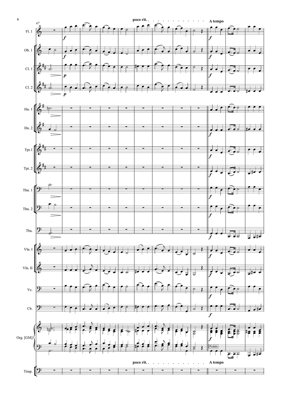 Great is thy Faithfulness Full Orchestra scores gallery preview page 6