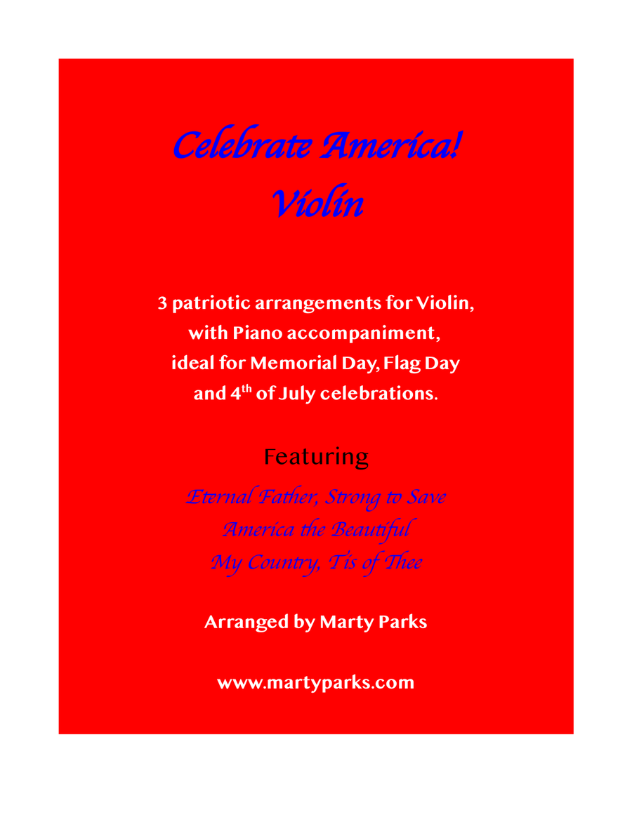 Celebrate America! (Violin-Piano) Violin Solo scores gallery preview page 1