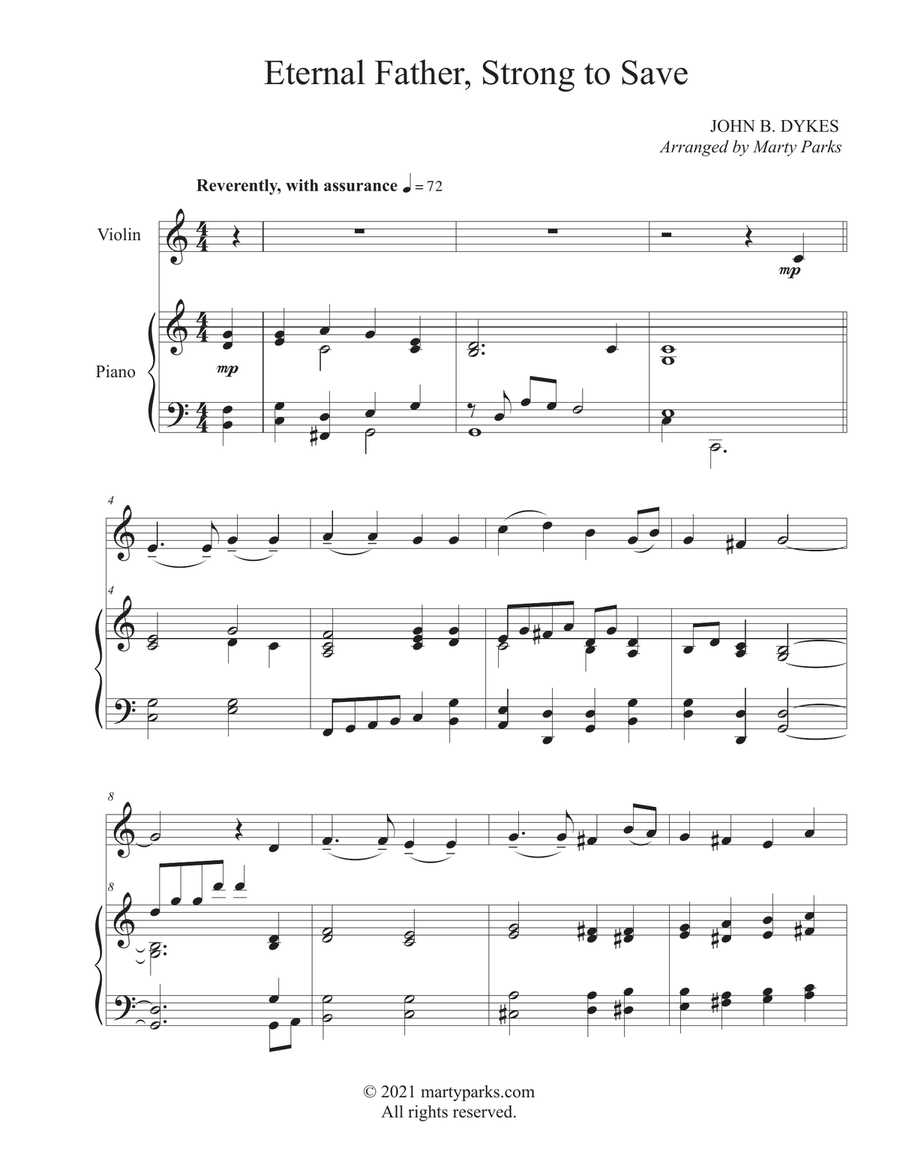 Celebrate America! (Violin-Piano) Violin Solo scores gallery preview page 2